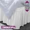 Home Details White Wrap Around Bed Ruffle, Twin/Full